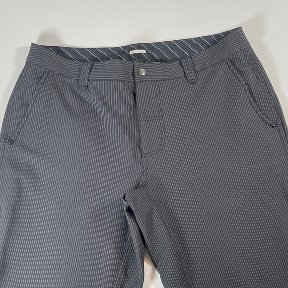 Lululemon Pinstripe Classic Fit Trousers Wet Dry Warm Men's Pants 36 - Picture 3 of 16